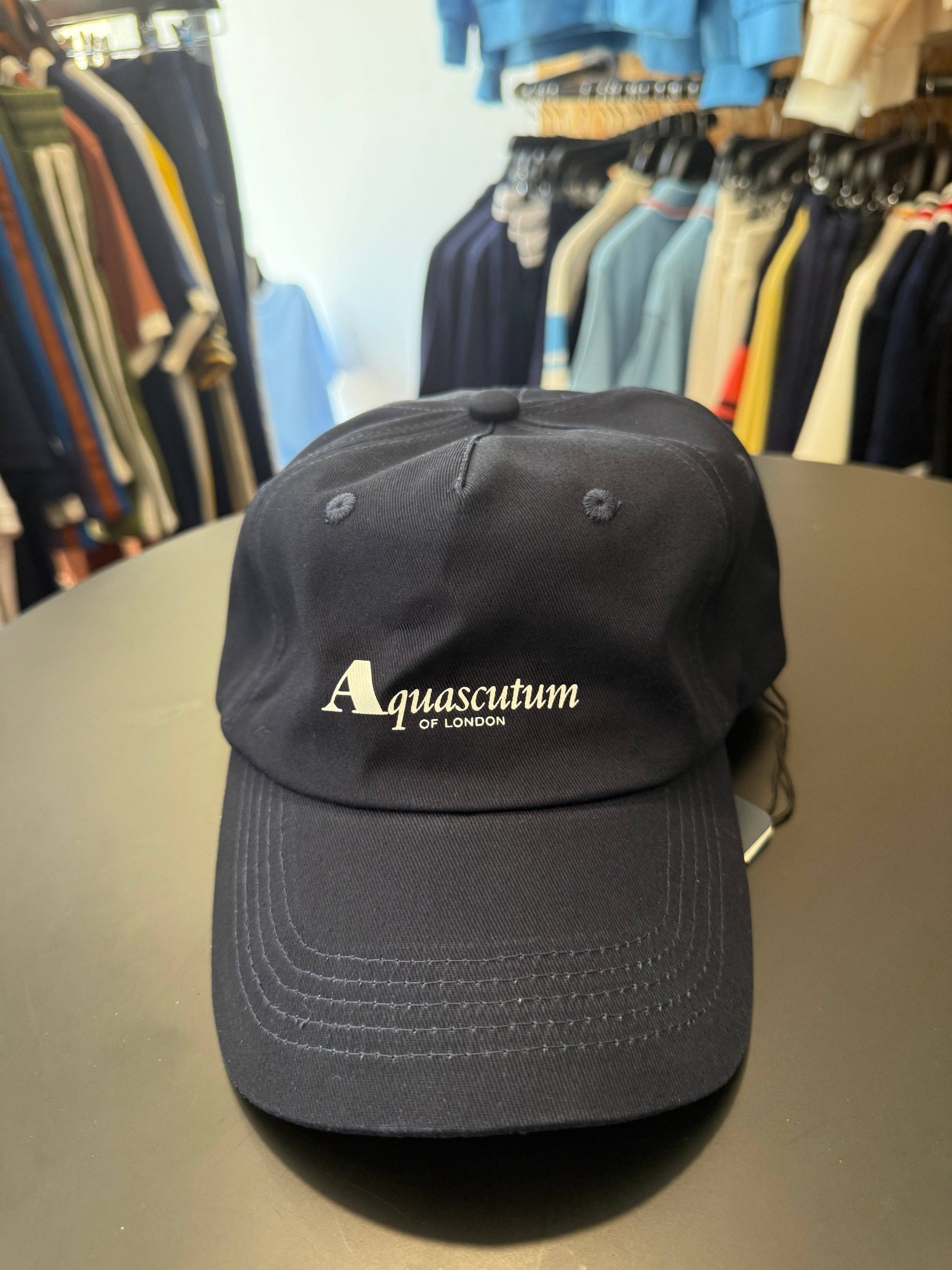 Aquascutum Logo Baseball Cap - RD1 Clothing