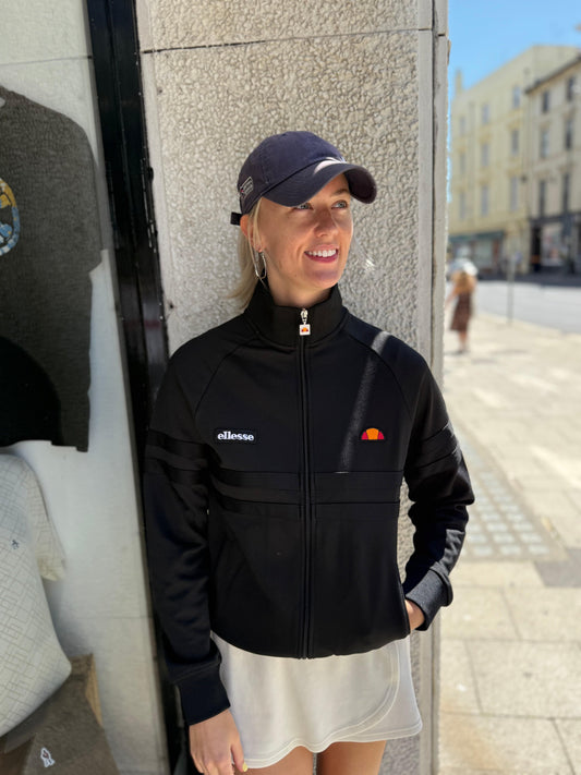 Ellesse Rimini Track Top In Black Mono - RD1 Clothing