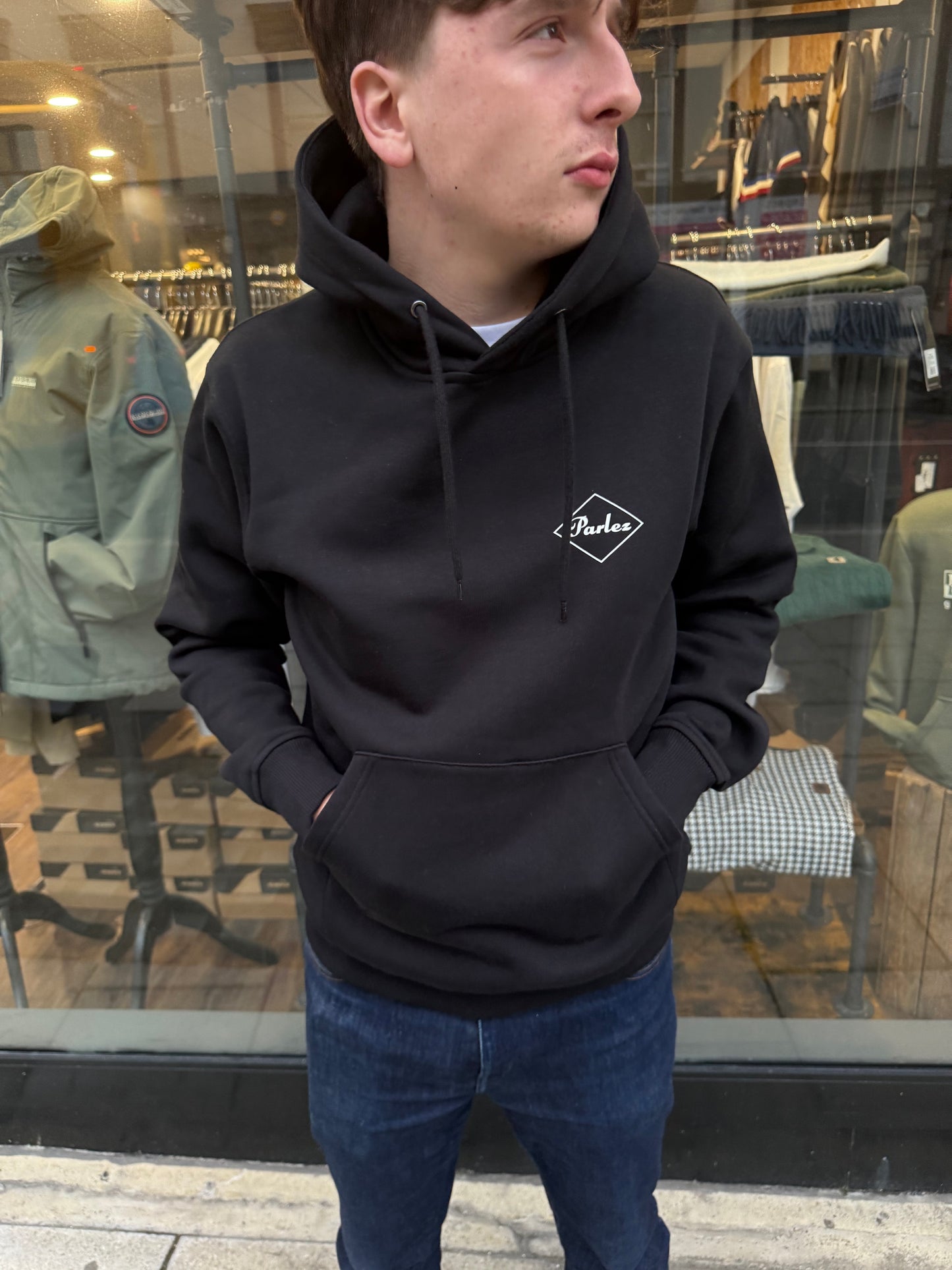 Parlez Focus Hoodie Black