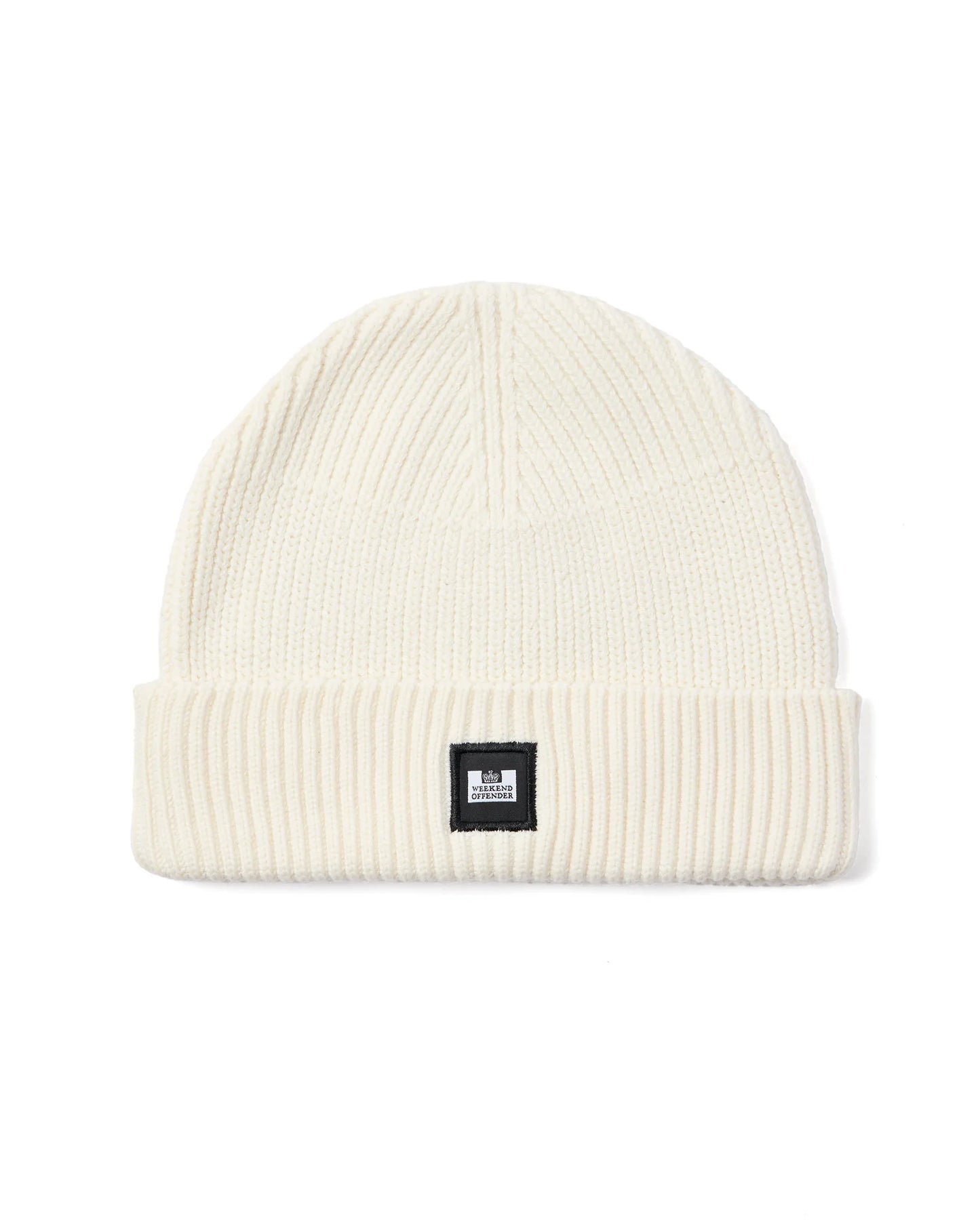 Weekend Offender Kettama Rib Knit Beanie Ivory