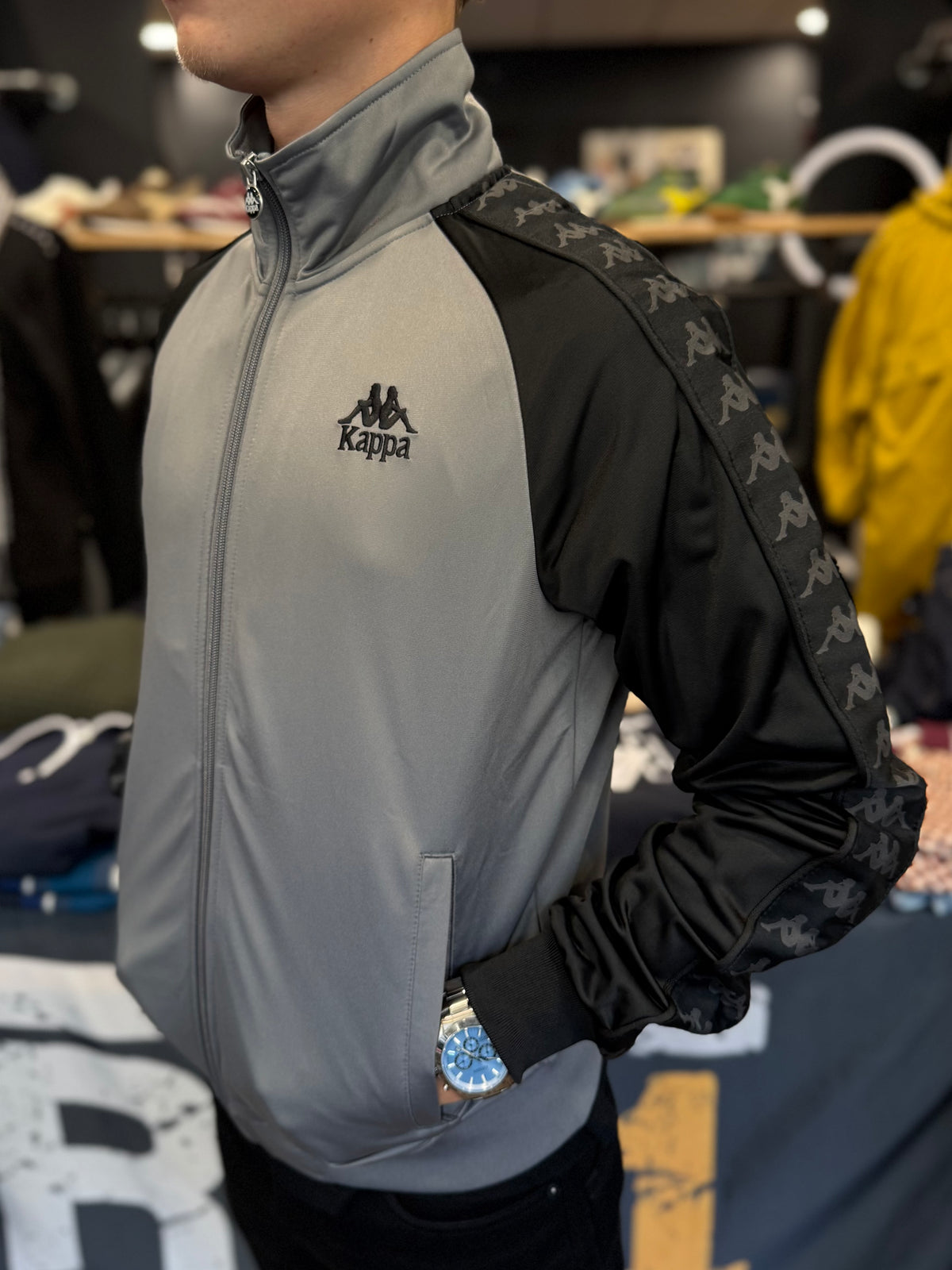 Kappa Leander Grey Maze/Black