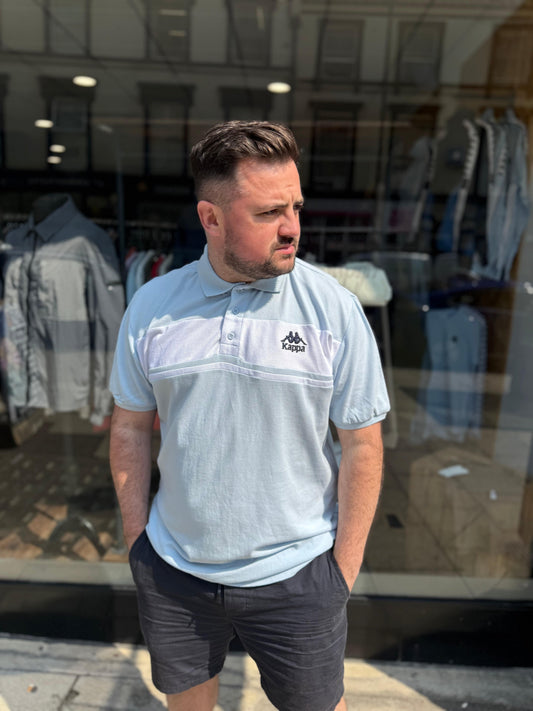Kappa Urwen Polo Shirt Sky Blue - RD1 Clothing