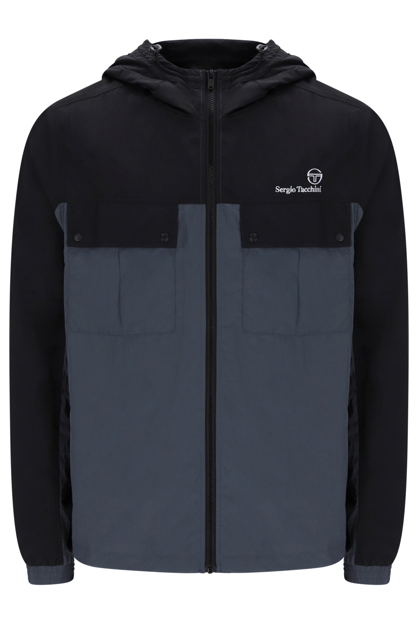 Sergio Tacchini Alba Hooded Jacket Black/Turbulence