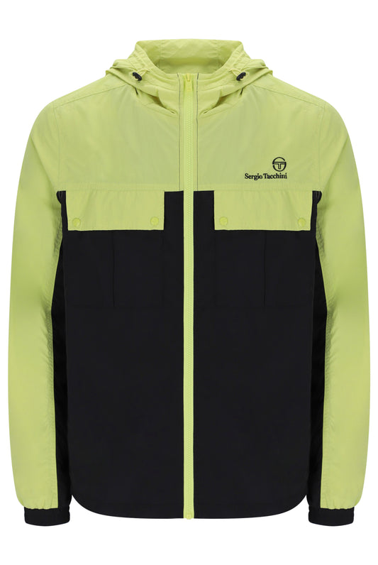 Sergio Tacchini Alba Hooded Jacket Celery Green/Black