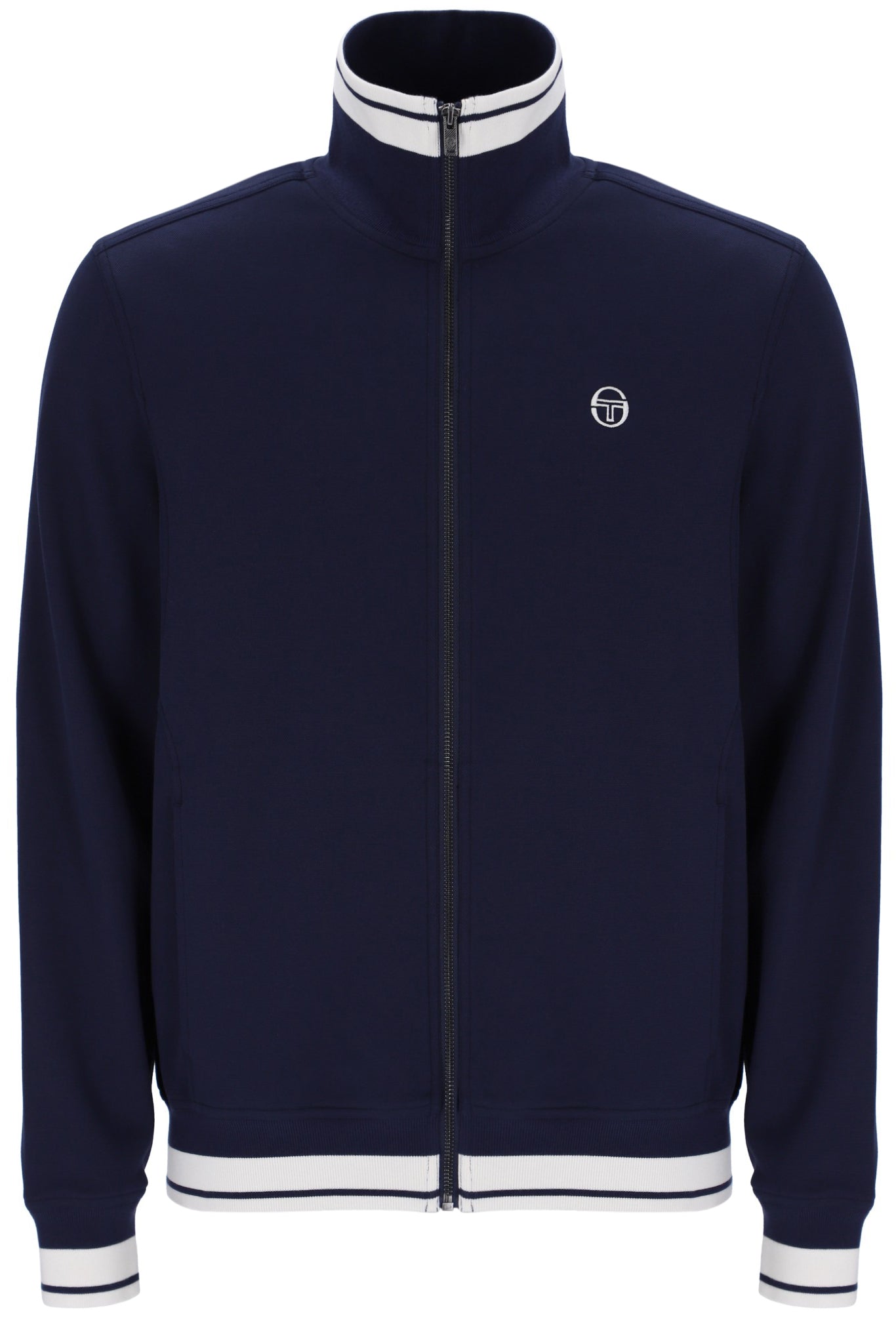 Sergio Tacchini Attilio Track Top in Maritime Blue/Gardenia - RD1 Clothing