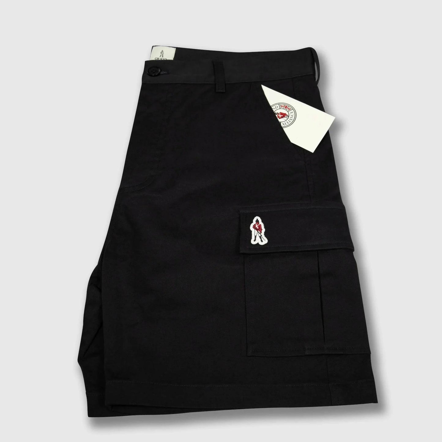 Grand Alliance Sharp Cuts Shorts In Black - RD1 Clothing