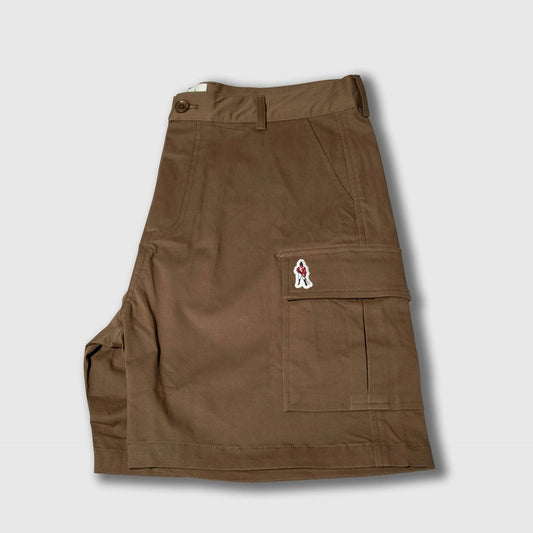 Grand Alliance Sharp Cuts Shorts In Brown