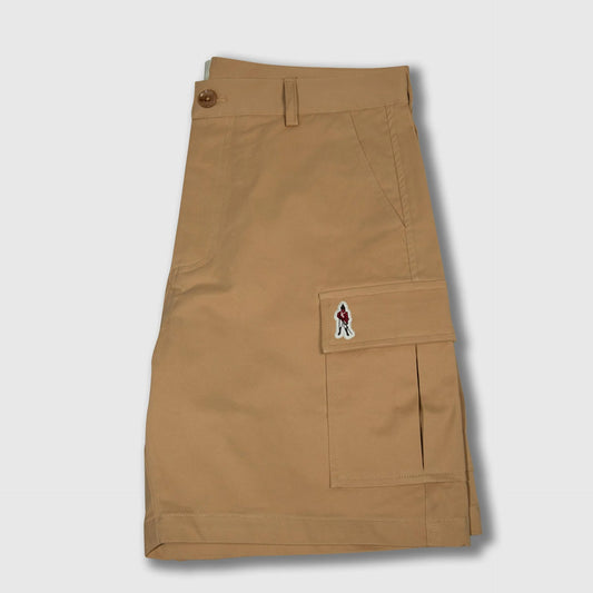 Grand Alliance Sharp Cuts Shorts In Beige