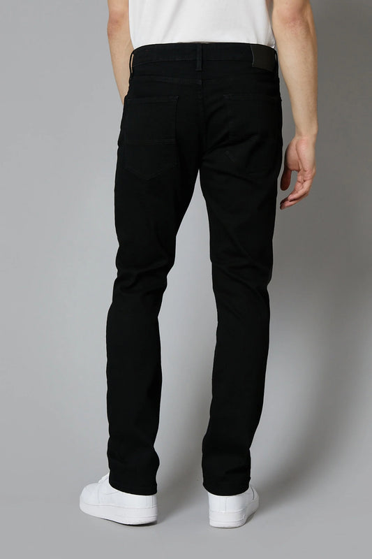 DML Alaska Straight Fit Jeans In Deep Black