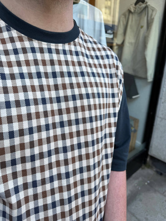 Aquascutum Club Check T-shirt - RD1 Clothing
