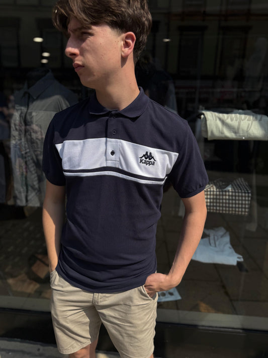 Kappa Urwen Polo Shirt Navy - RD1 Clothing
