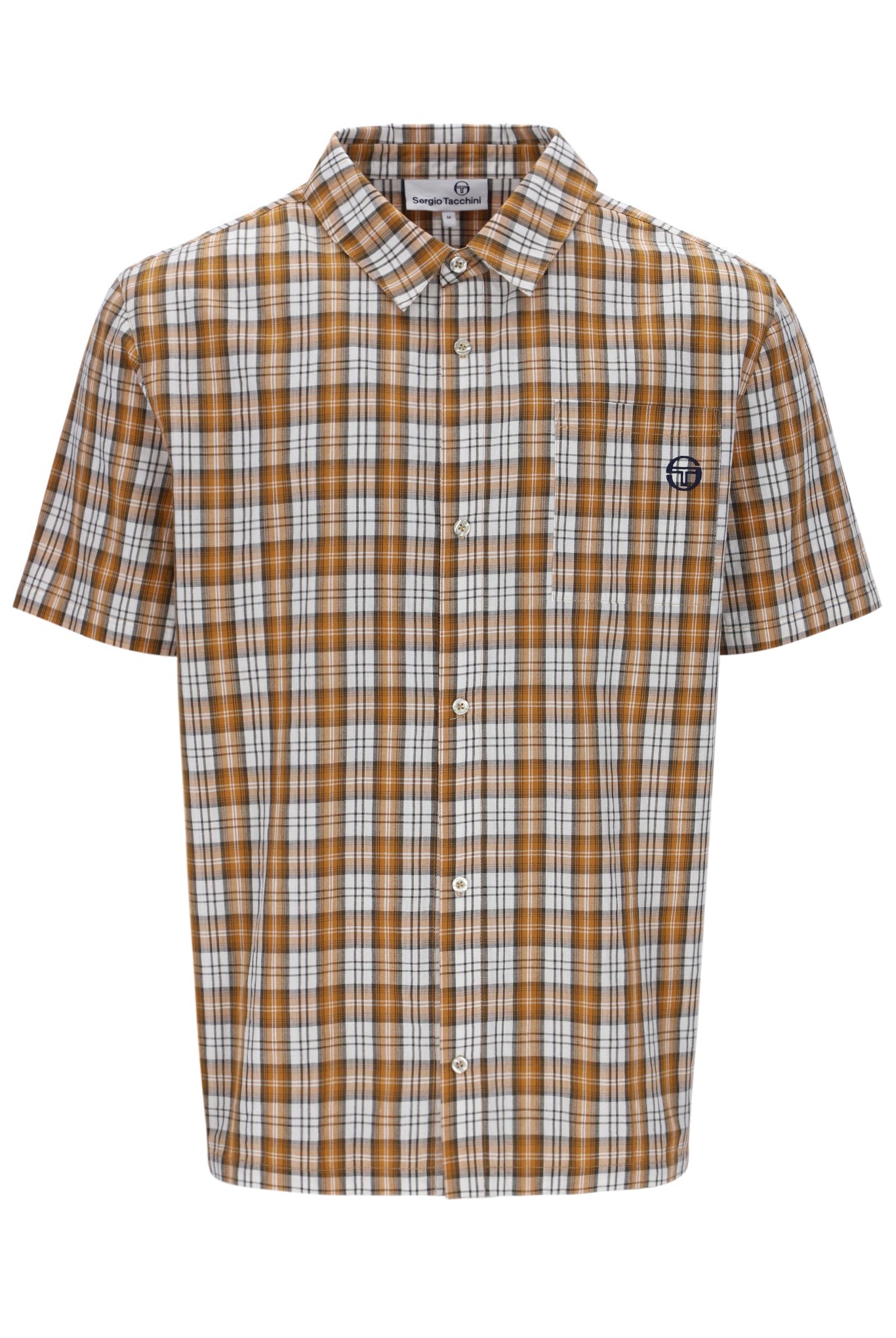Sergio Tacchini Ben Shortsleeve Shirt in Mojave/Gardenia - RD1 Clothing