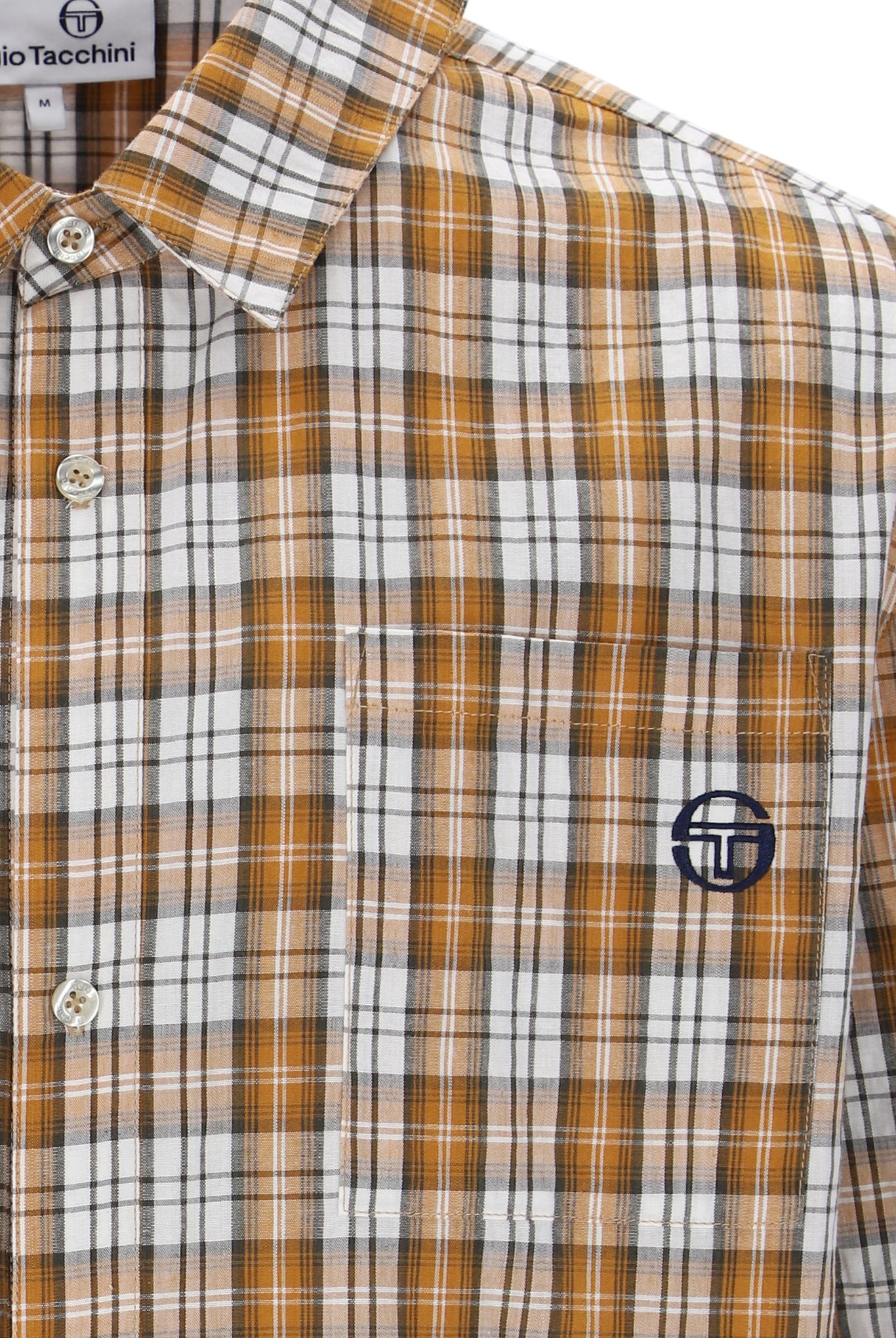 Sergio Tacchini Ben Shortsleeve Shirt in Mojave/Gardenia - RD1 Clothing