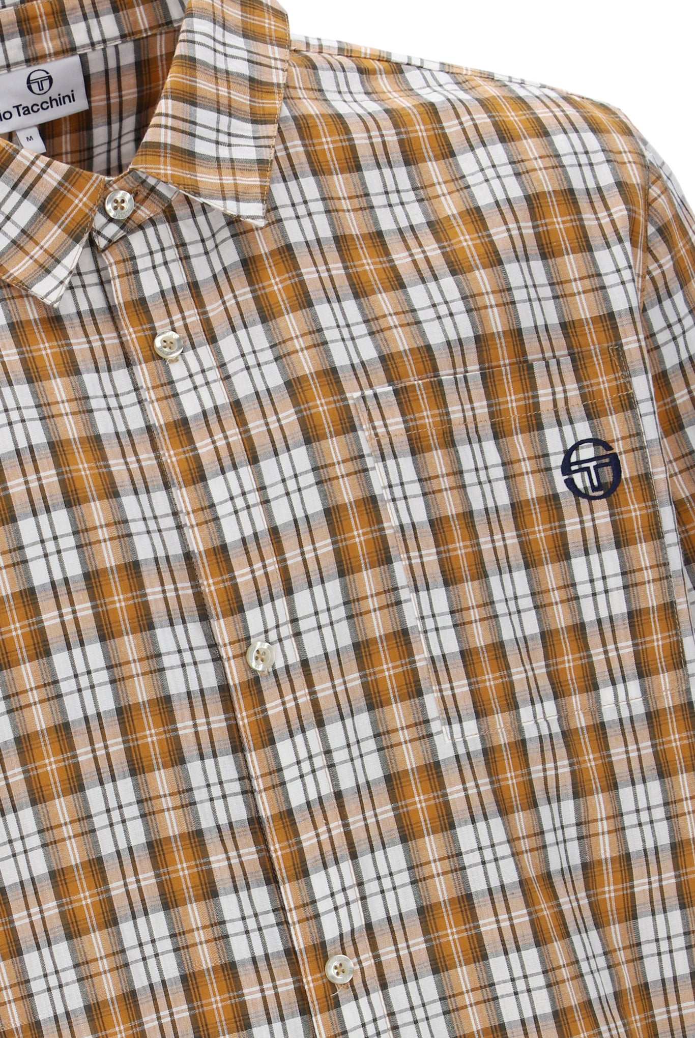 Sergio Tacchini Ben Shortsleeve Shirt in Mojave/Gardenia - RD1 Clothing