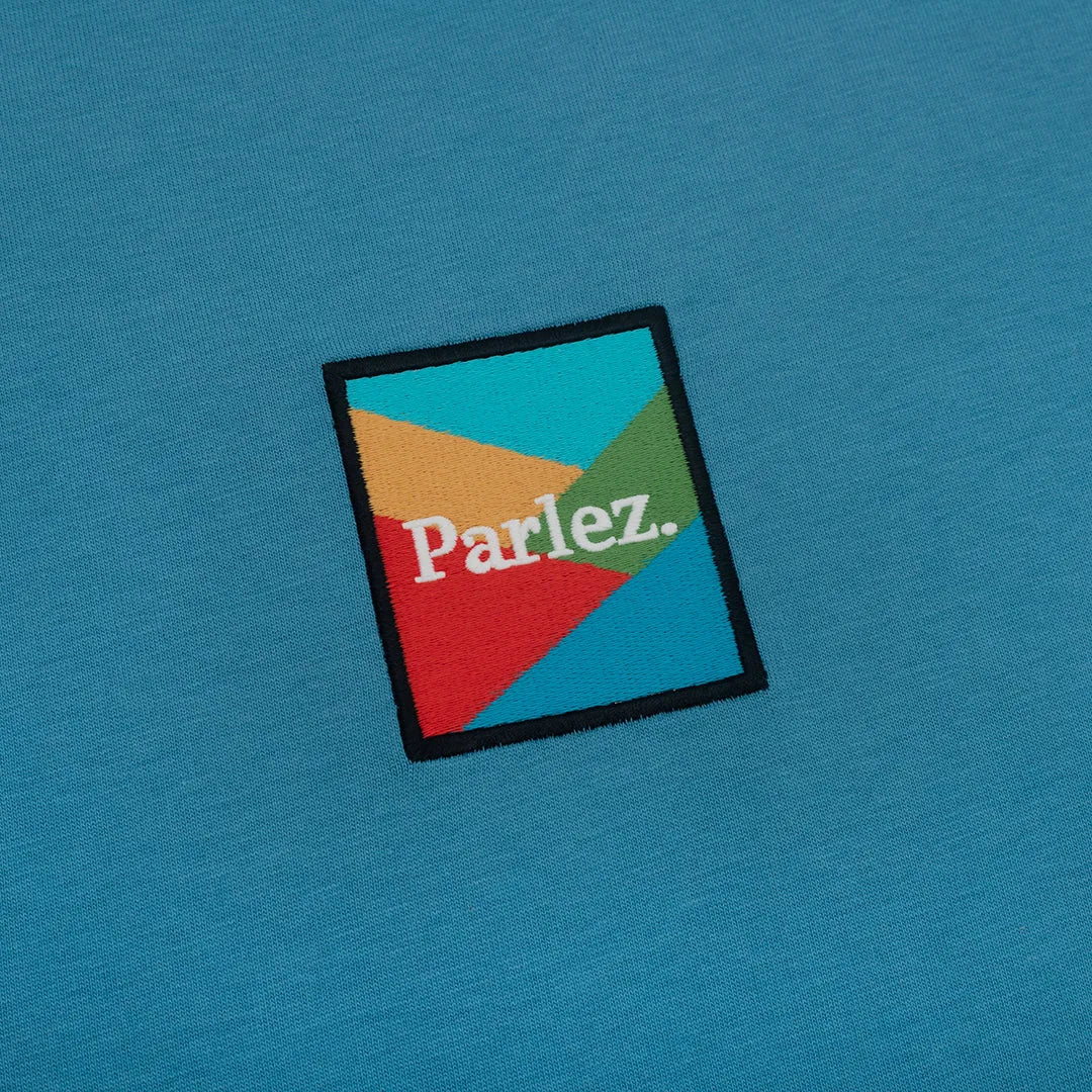 Parlez Boscaobel T-Shirt In Dusty Blue - RD1 Clothing