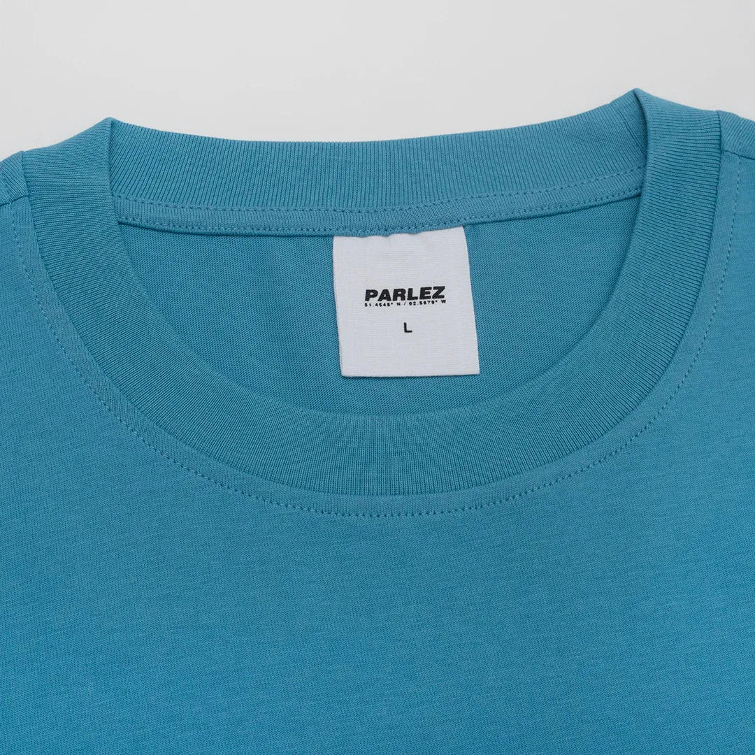 Parlez Boscaobel T-Shirt In Dusty Blue - RD1 Clothing