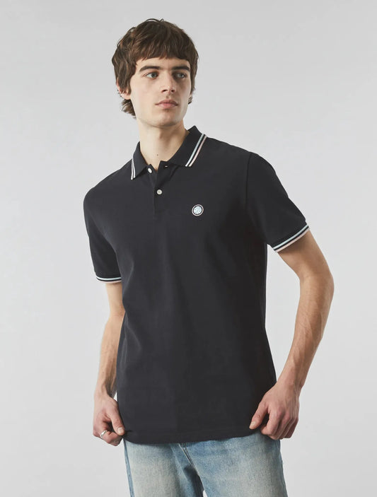 Pretty Green Barton Polo In Black