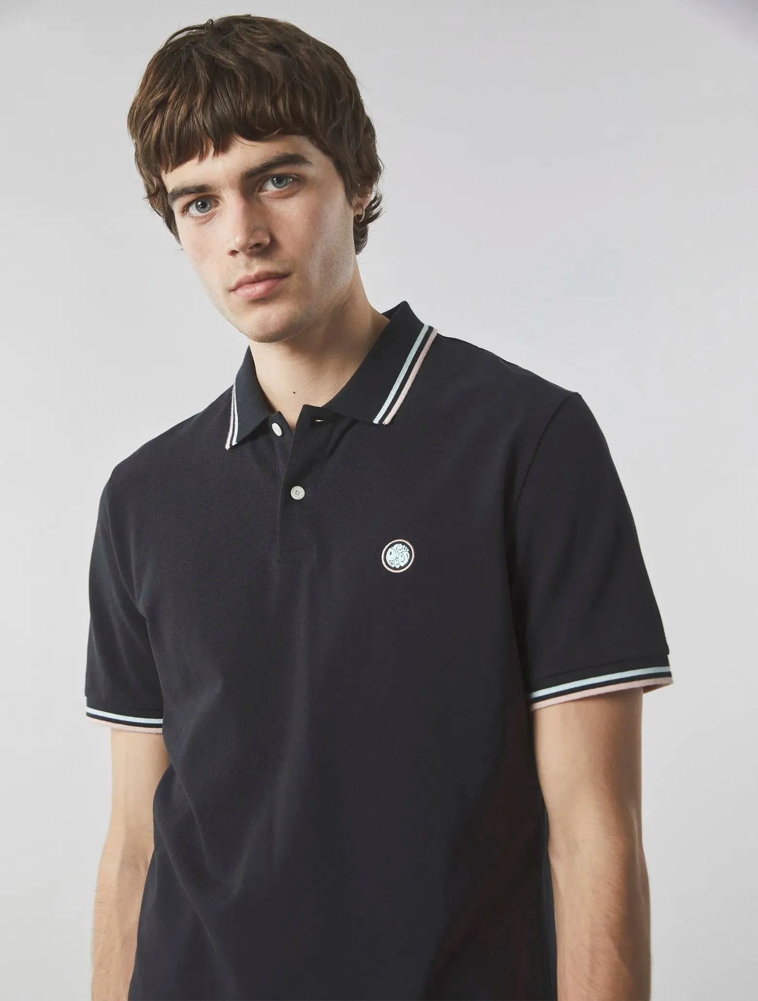 Pretty Green Barton Polo In Black