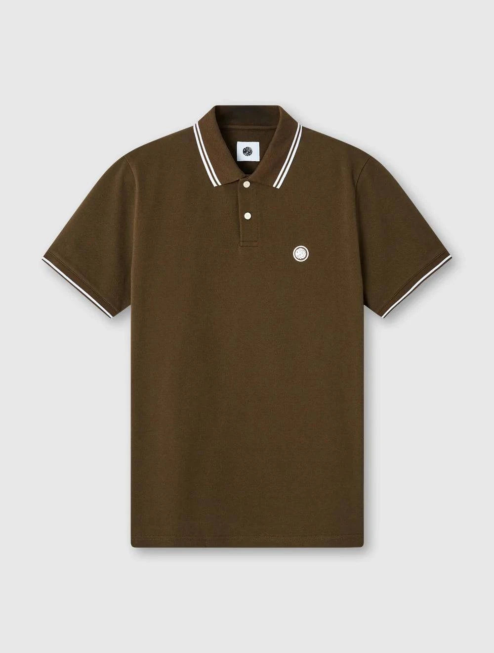 Pretty Green Barton Polo Shirt Brown - RD1 Clothing