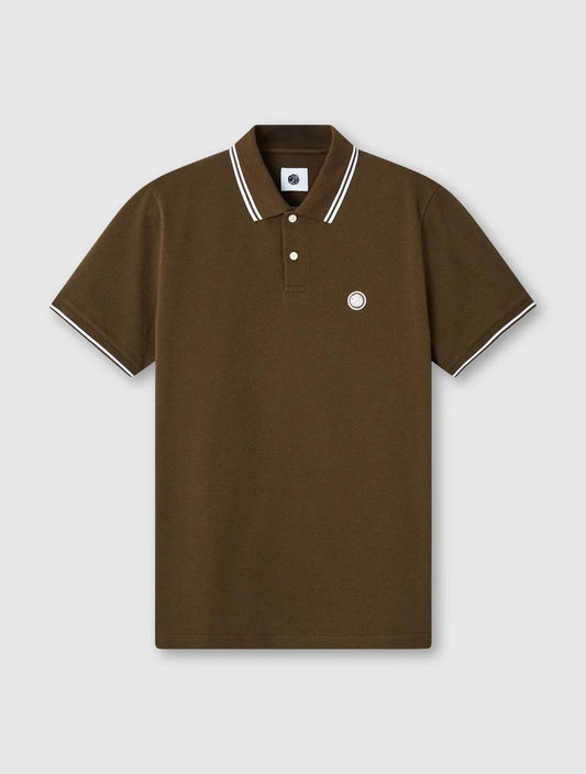 Pretty Green Barton Polo Shirt Brown - RD1 Clothing