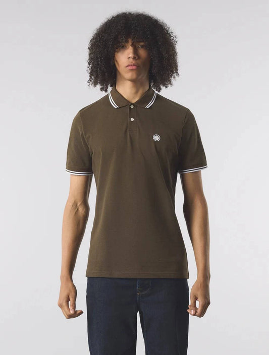 Pretty Green Barton Polo Shirt Brown - RD1 Clothing
