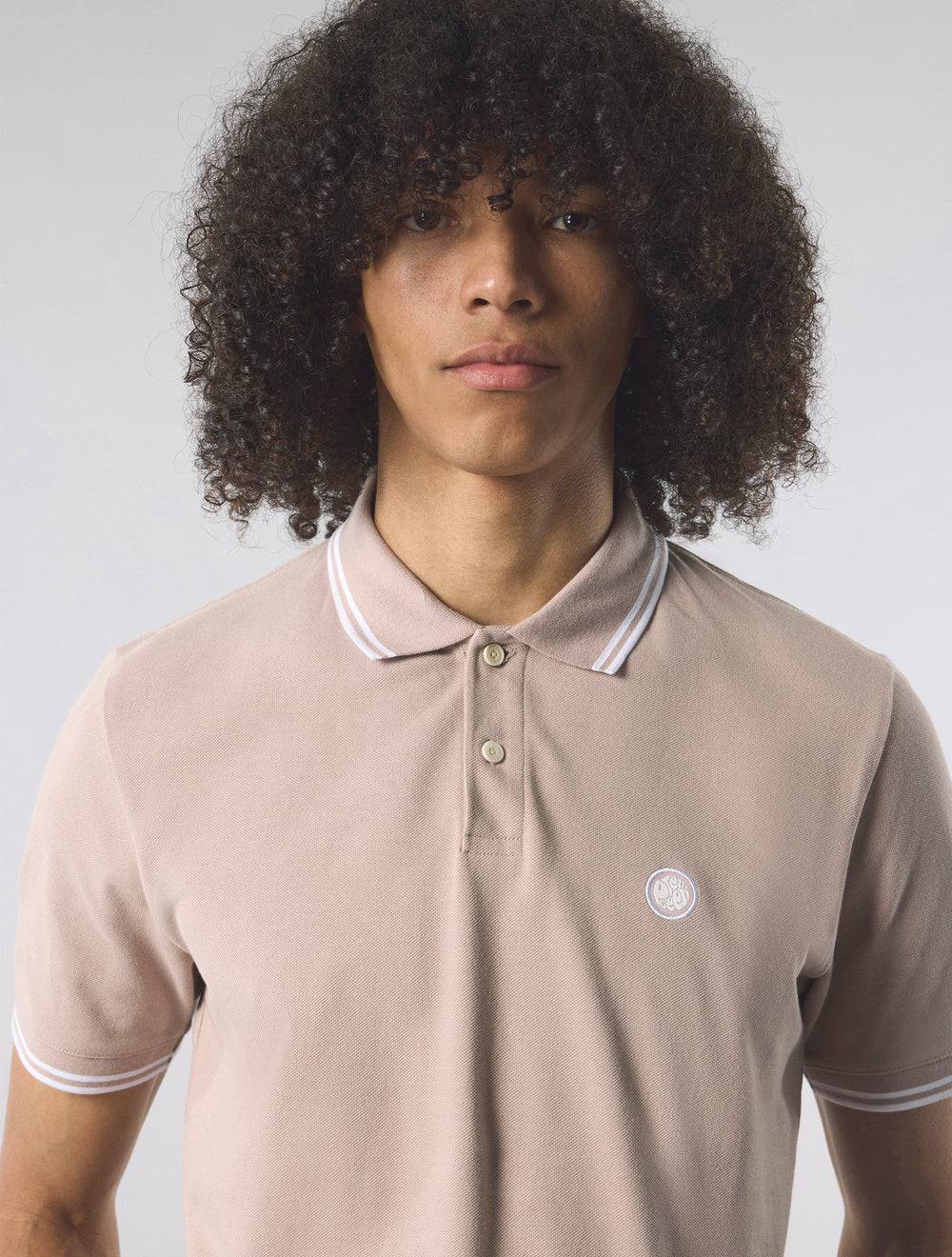 Pretty Green Barton Polo Shirt Dusky Pink - RD1 Clothing