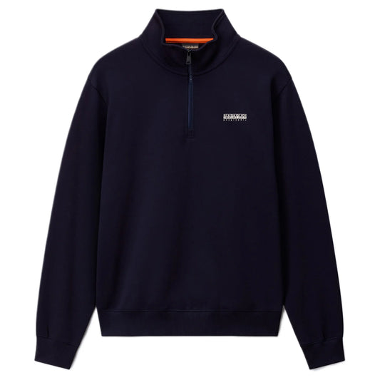 Napapijri B-Small Box Half Zip Jumper Navy