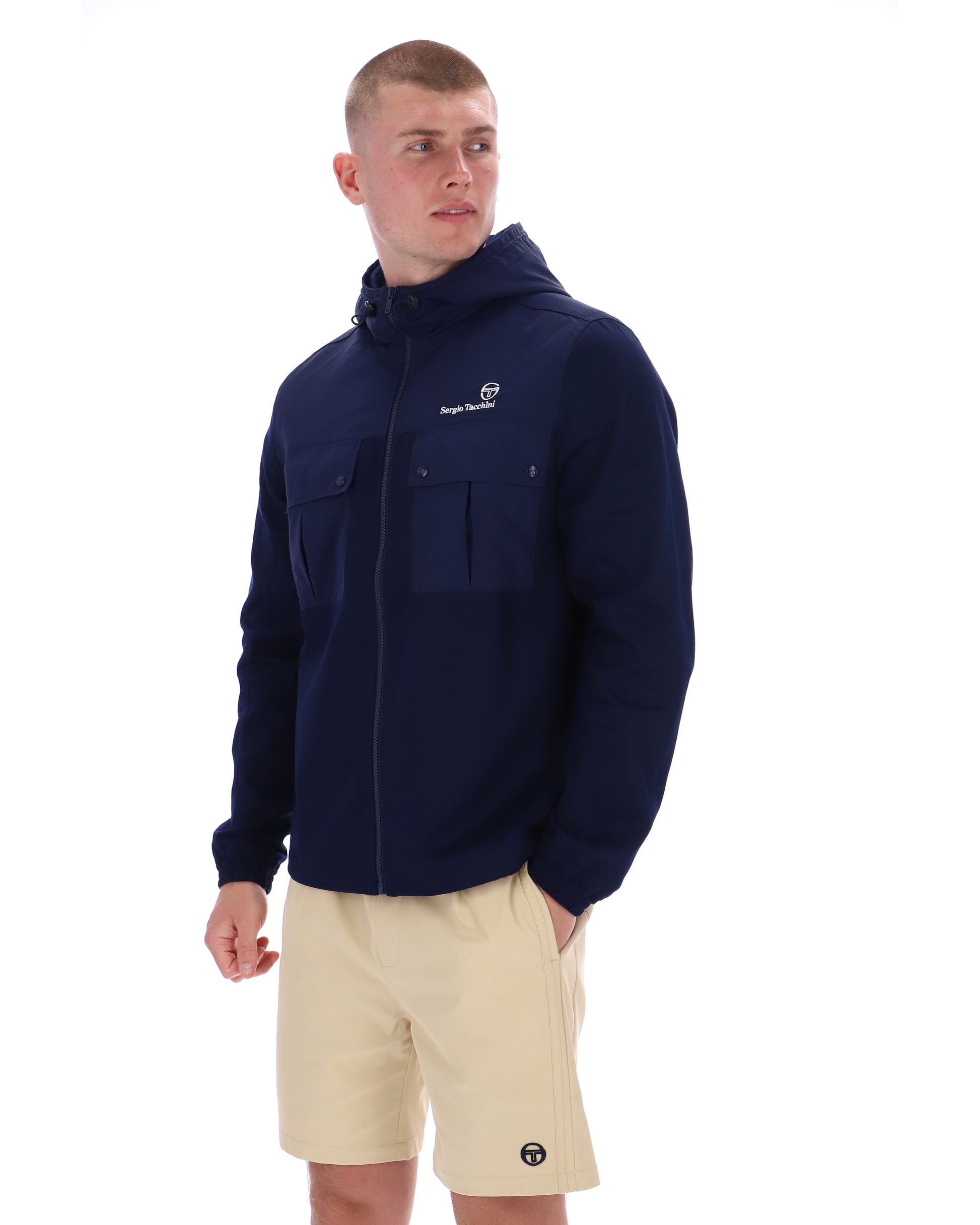 Sergio Tacchini Calisti Jacket in Navy - RD1 Clothing
