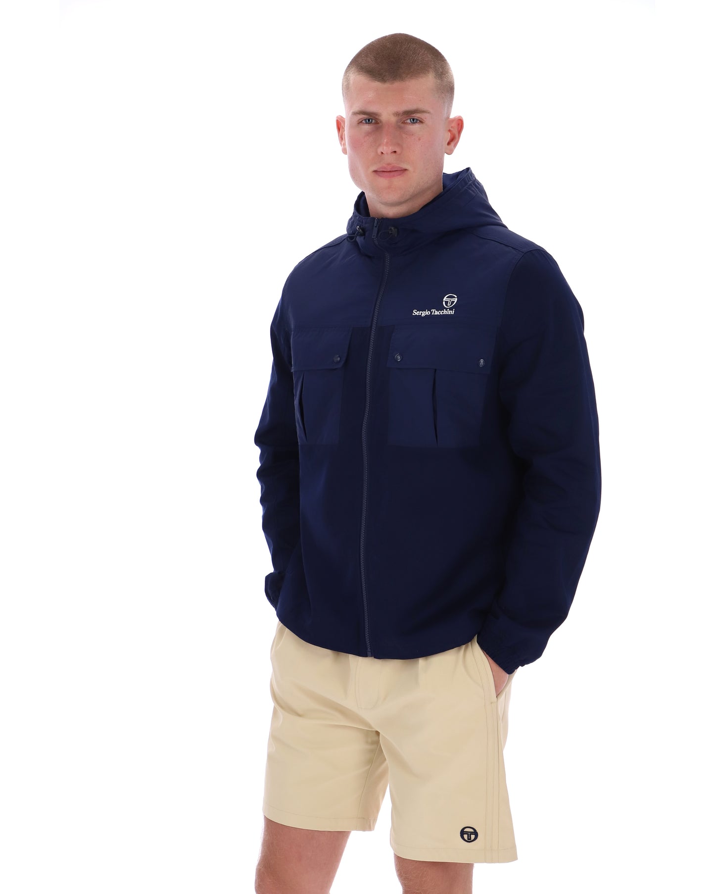 Sergio Tacchini Calisti Jacket in Navy - RD1 Clothing