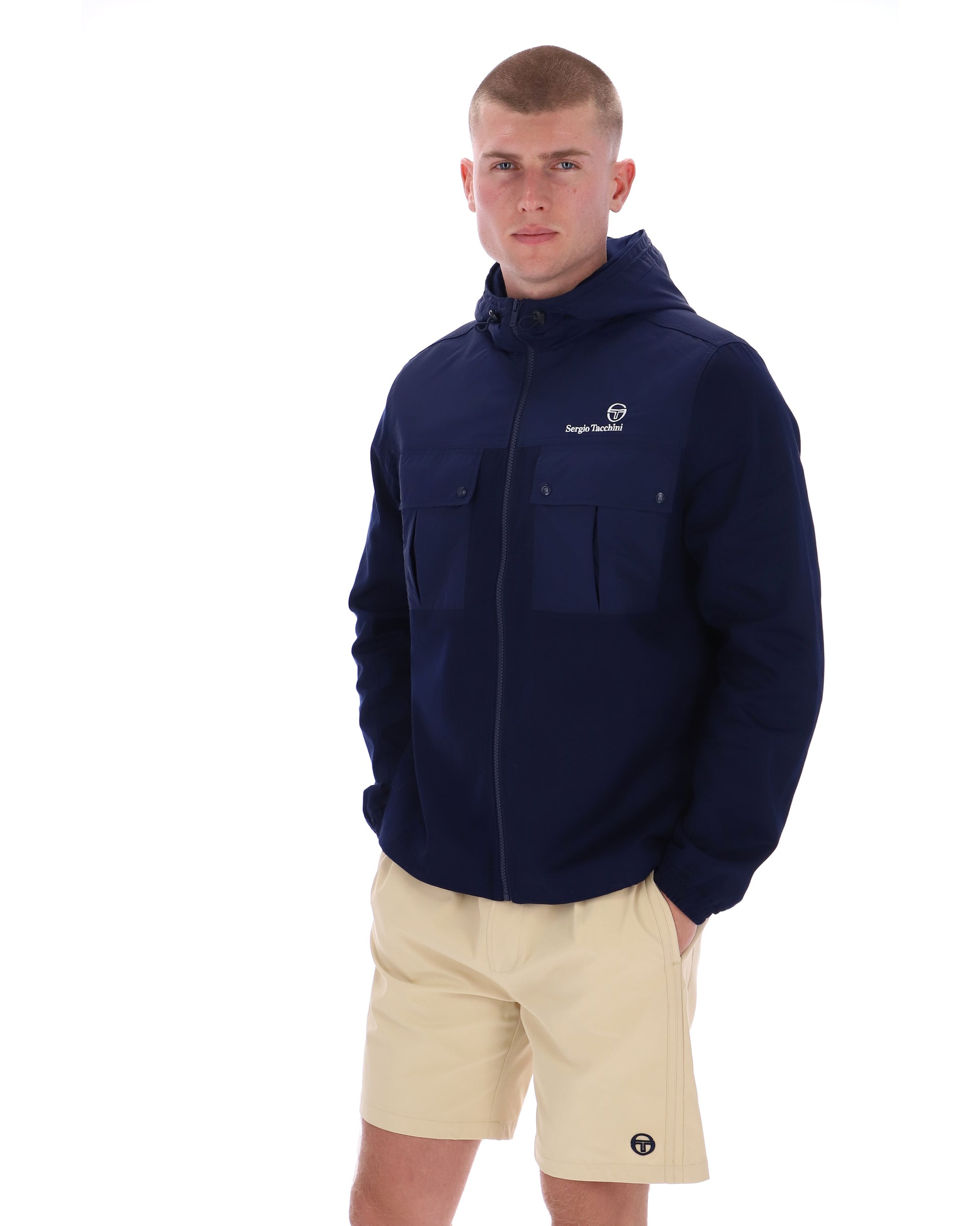 Sergio Tacchini Calisti Jacket in Navy - RD1 Clothing