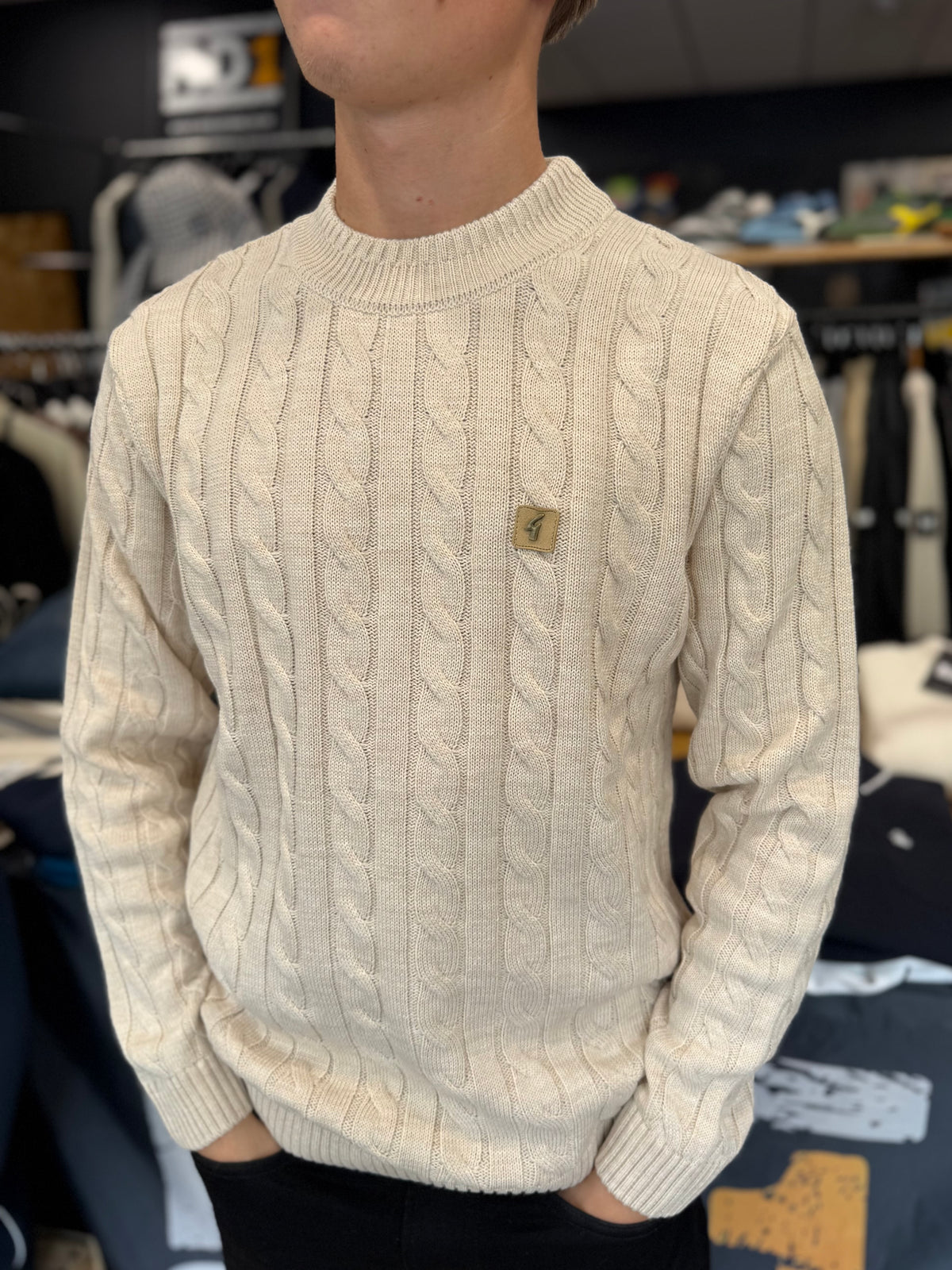 Gabicci Vintage Temor Knitted Jumper Cream
