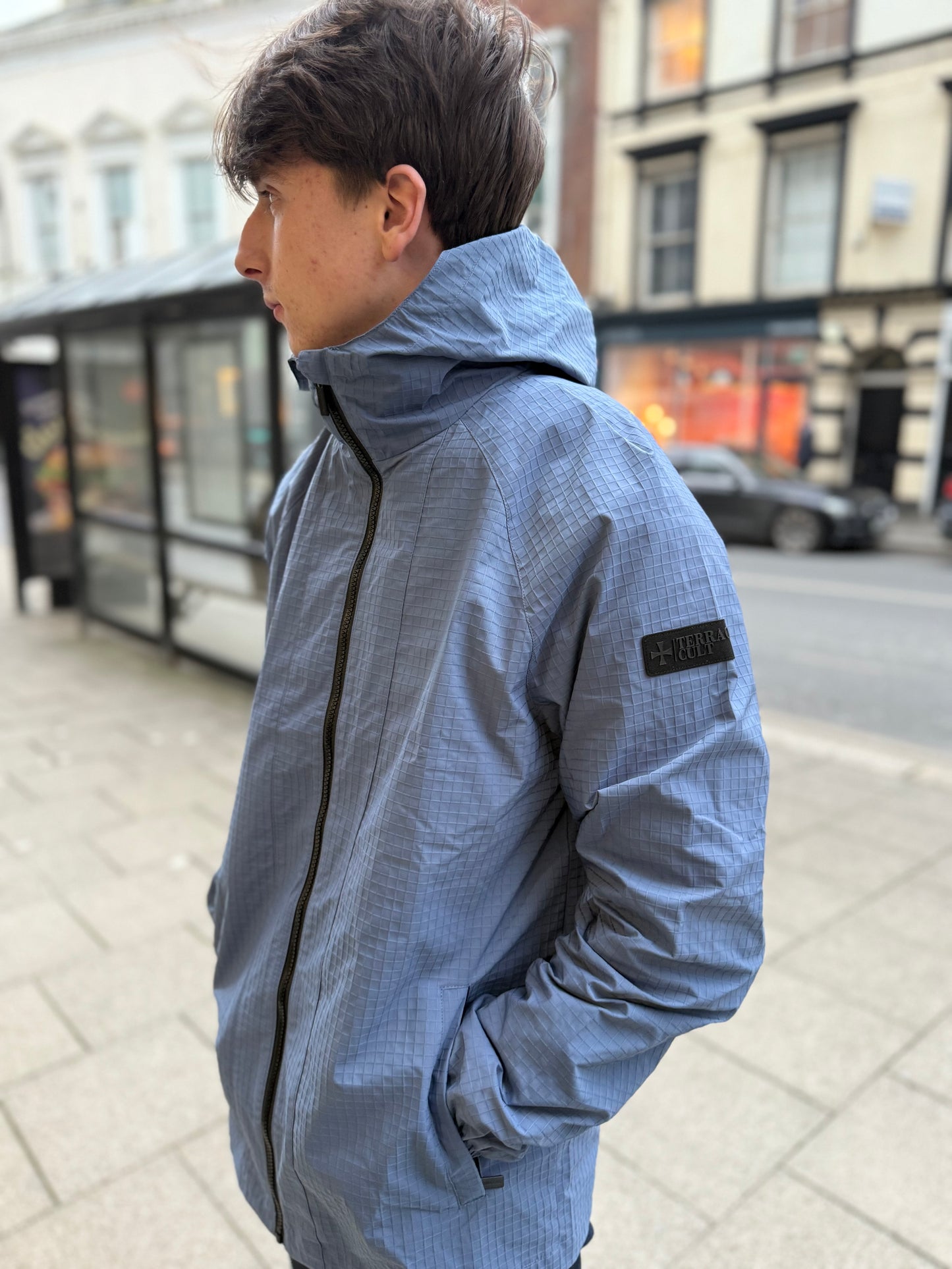 Terrace Cult TOTO Rip-stock Jacket Steel Blue