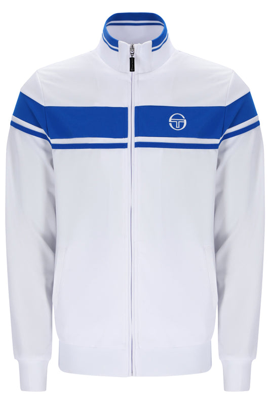 Sergio Tacchini Damarindo Track Top White/Princess Blue