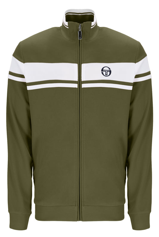 Sergio Tacchini Damarindo Track Top Sphagnum/Gardenia