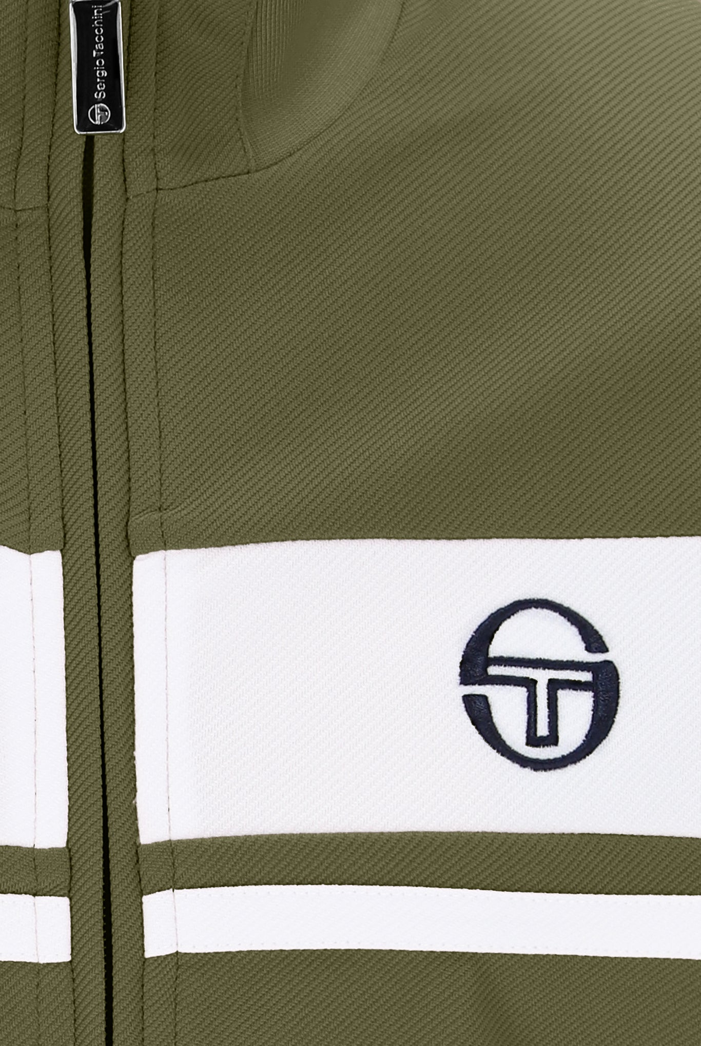 Sergio Tacchini Damarindo Track Top Sphagnum/Gardenia