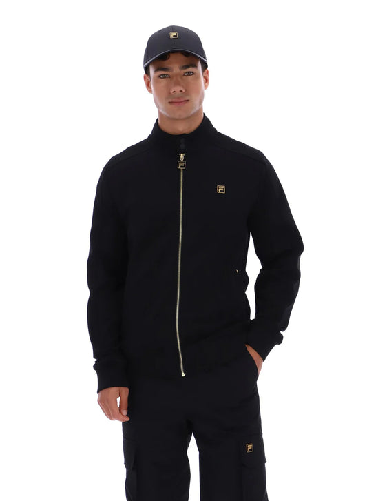 Fila Gold Davey Full Zip Track Top Black