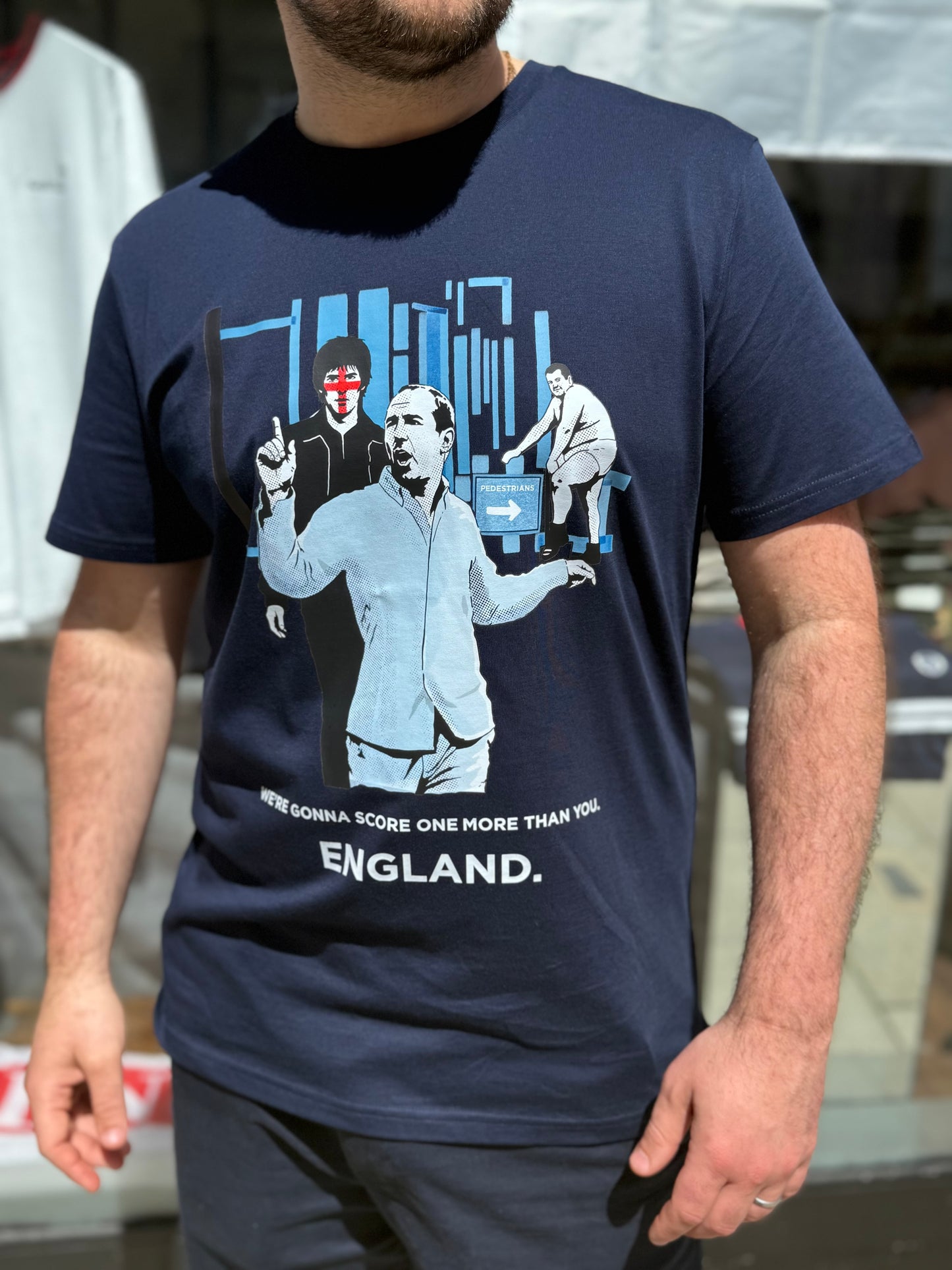 RD1 Nah Nah England T-Shirt in Navy