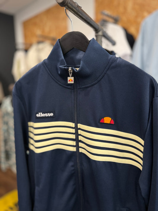 Ellesse Vicenza Track Top Navy/Light Yellow