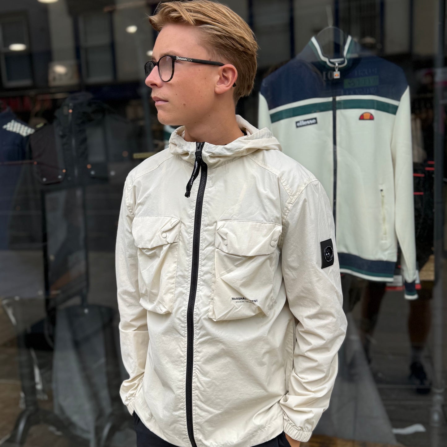 Marshall Artist Centro Overshirt Silverbirch