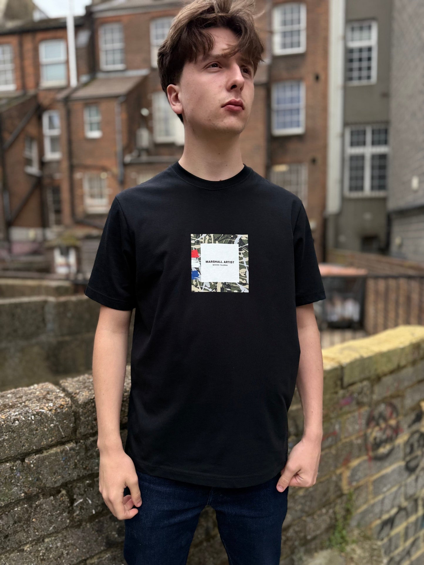 Marshall Artist Adored Box Logo T-Shirt Black - RD1 Clothing