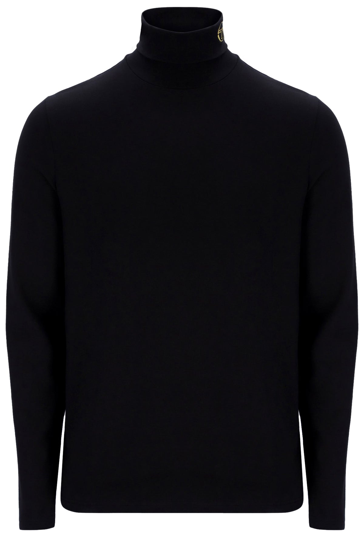 Sergio Tacchini Edward Roll Neck Jumper Black/Gold Lurex