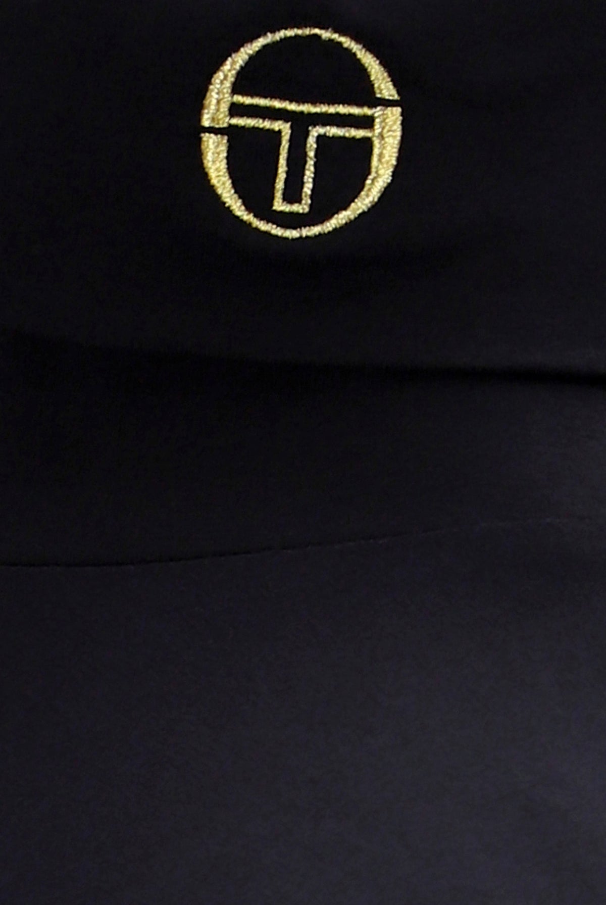 Sergio Tacchini Edward Roll Neck Jumper Black/Gold Lurex