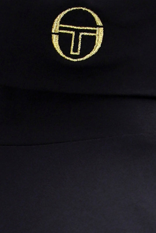 Sergio Tacchini Edward Roll Neck Jumper Black/Gold Lurex