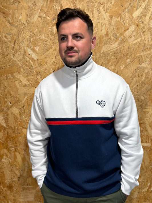 Gola Stripe Detail 1/4 Zip Jumper