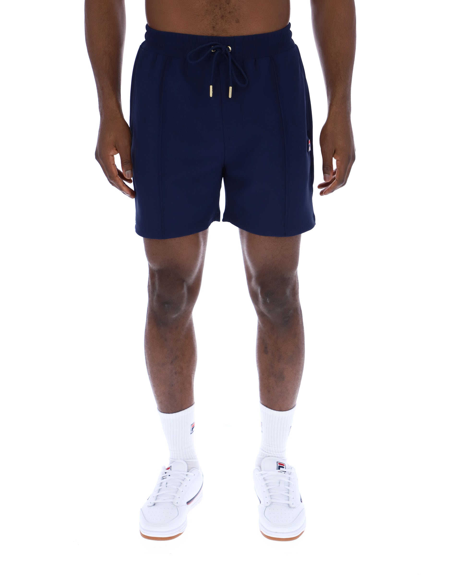 Fila Eusebio Pin Tuck Shorts Navy - RD1 Clothing