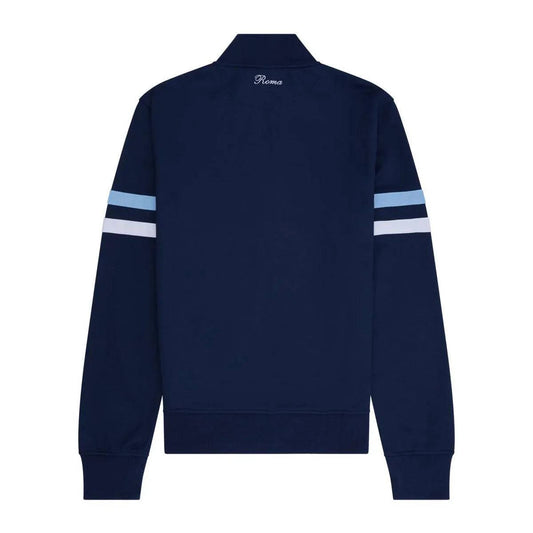 Ellesse Roma Track Top Navy/Light Blue and White