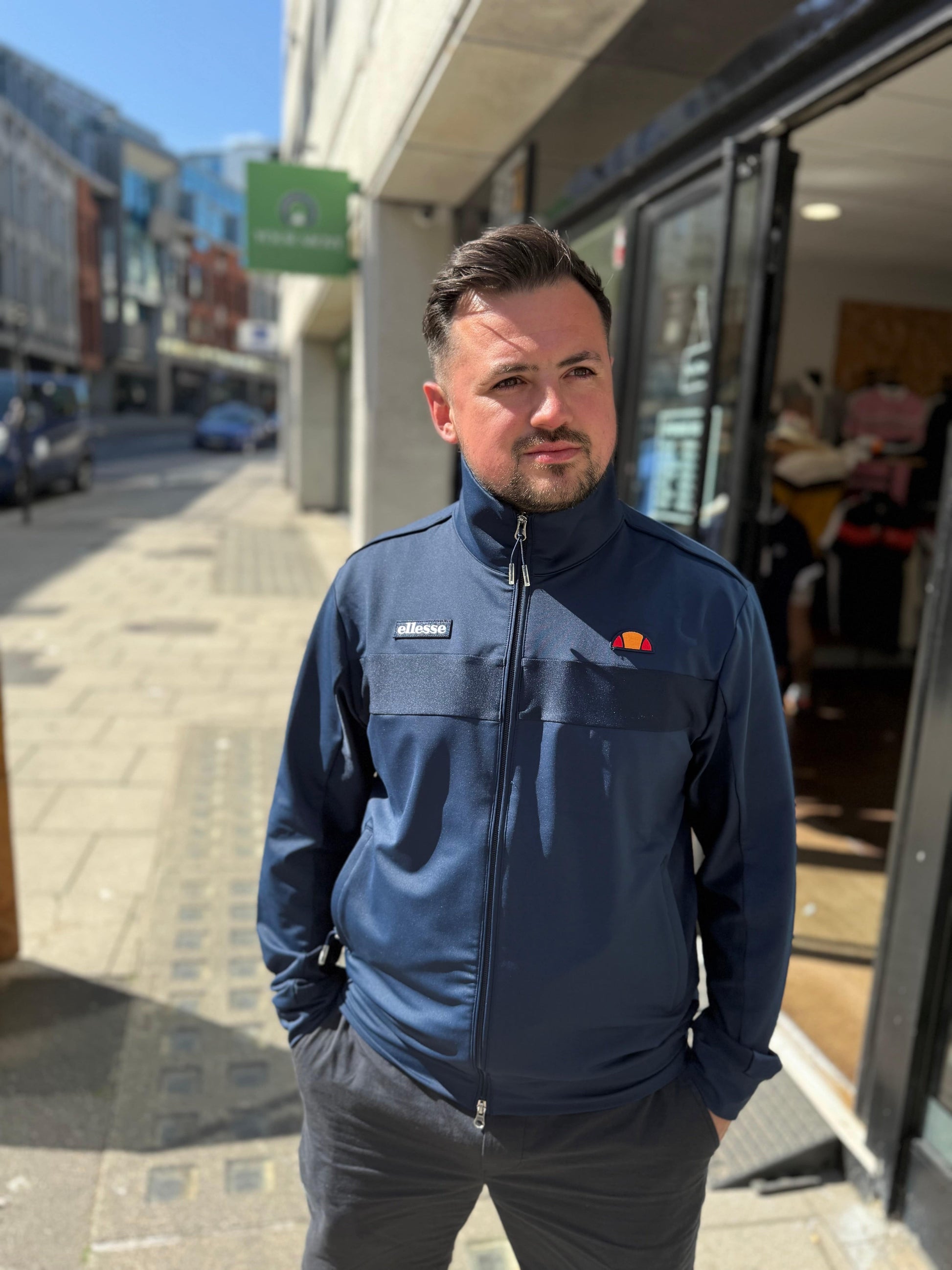 Ellesse Riminali Track Top In Navy - Vivere Per Sempre Range - RD1 Clothing