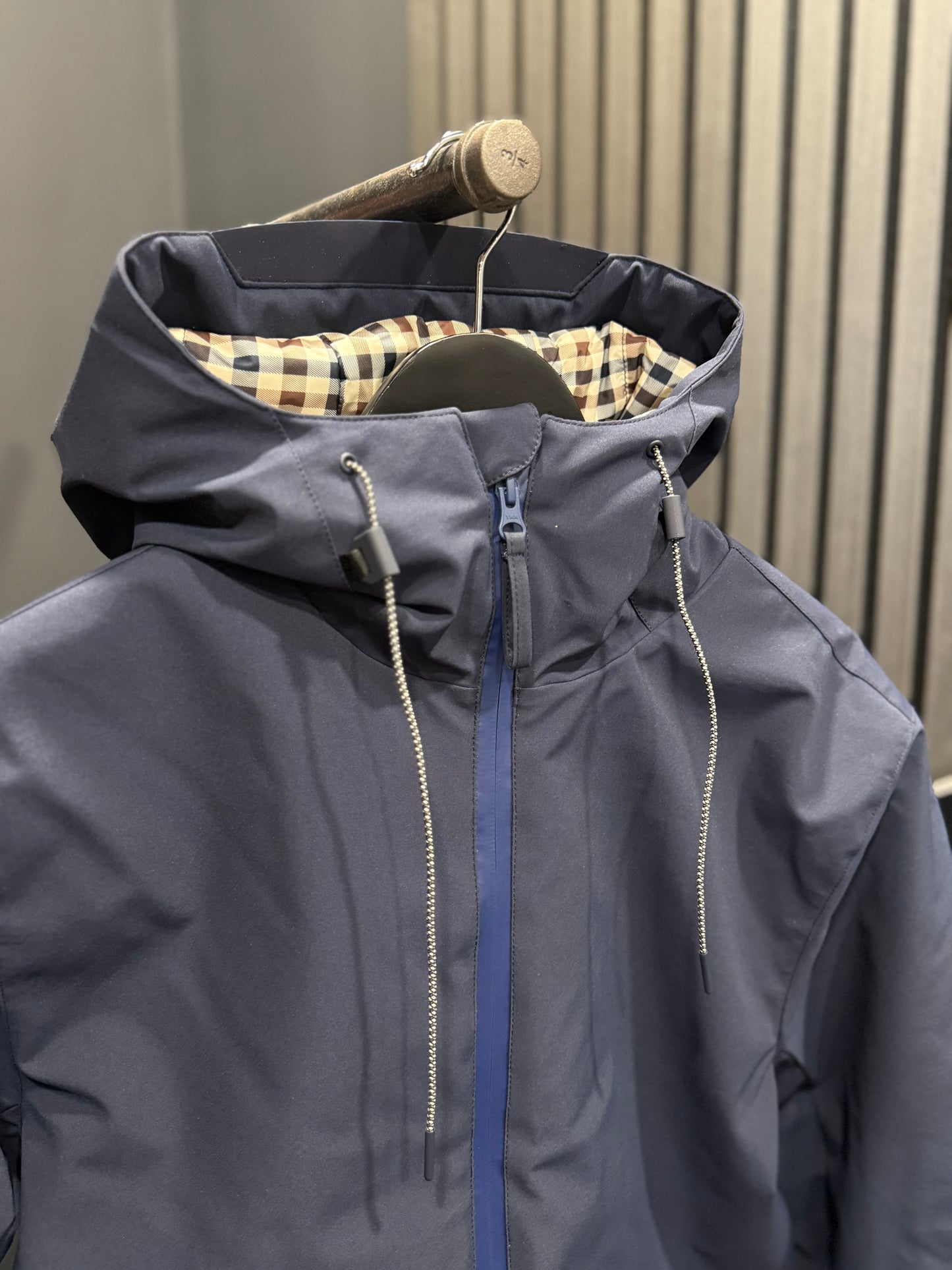 Aquascutum Active Shell Active Mid Parka Navy