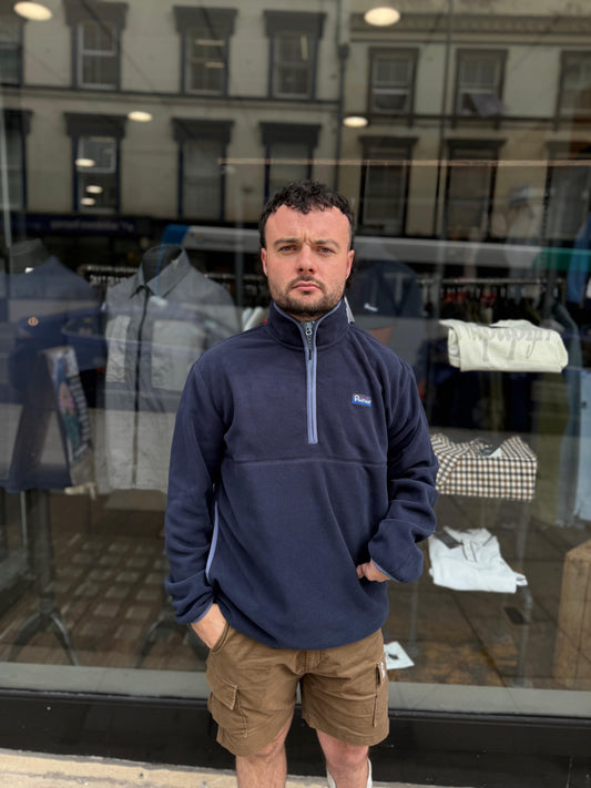 Penfield Graylock Quater Zip Fleece Navy - RD1 Clothing