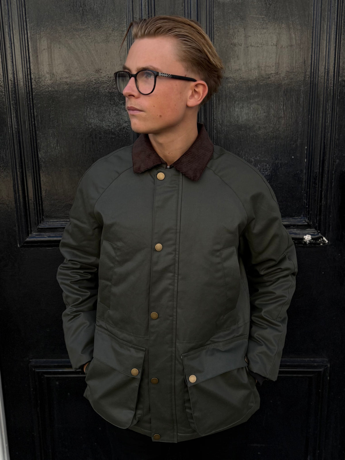 Only & Sons Waxed Jacket Rosin